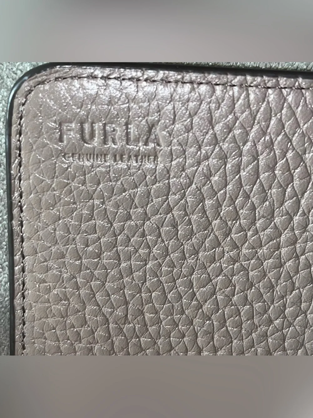 Furla wallet textured